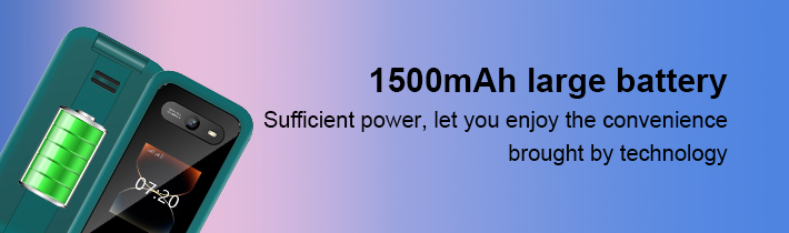 1500mAh large battery